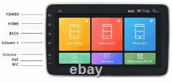 Double 2DIN Rotatif Écran Tactile Android 10.1'' Radio Stéréo GPS Wifi