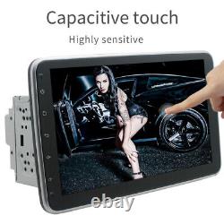 Double 2DIN Rotatif Écran Tactile Android 10.1'' Radio Stéréo GPS Wifi