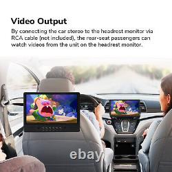 Double 2 DIN 10.1 Radio stéréo de voiture sans fil CarPlay Android Auto GPS Navigation