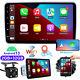 Double 2 Din 360° Écran Tactile Rotatif Android 13 Autoradio Gps + Caméra