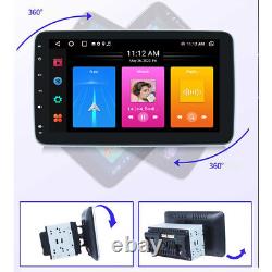 Double 2 DIN 360° Écran tactile rotatif Android 13 Autoradio GPS + Caméra