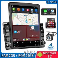 Double 2 DIN Rotatable Android 12 Écran tactile de voiture stéréo radio GPS Wifi Carplay