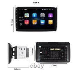 Double 2 DIN Rotatif 10.1 Android 13 Écran Tactile Radio Stéréo de Voiture GPS WIFI