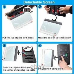 Double 2 DIN Rotatif 10.1 Android 13 Écran Tactile Radio Stéréo de Voiture GPS WIFI