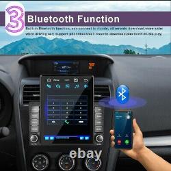 Double 2 Din 9.5'' Voiture Stereo Radio Apple Carplay Bluetooth Fm Mirror Link + Cam