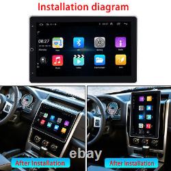 Double 2 Din Rotatable Android 12 10.1 Touch Screen Car Stereo Radio Gps Wifi