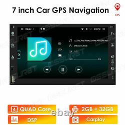 Double 2din 7 Android Auto 10 32 Go Voiture Gps Radio Stéréo Dsp Wifi Carplay 2+32 Go