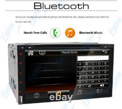 Double 2din 7 Voiture Stereo DVD Player Hd In Dash Touch Screen Bluetooth Radio