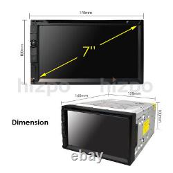 Double 2din In Dash Sony CD Lens 7car Stereo Radio Lecteur CD DVD Aux Bt Tv Rds