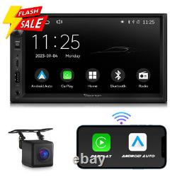 Double DIN 7 QLED sans fil CarPlay Android Auto Autoradio GPS Navigation pour voiture