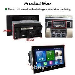 Double DIN Rotatif 10,1'' Android Auto Écran Tactile Radio Stéréo pour Voiture GPS Wifi