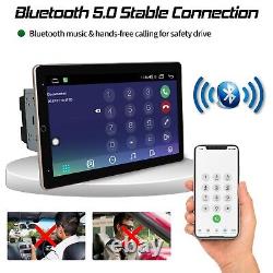 Double DIN Rotatif 10,1'' Android Auto Écran Tactile Radio Stéréo pour Voiture GPS Wifi