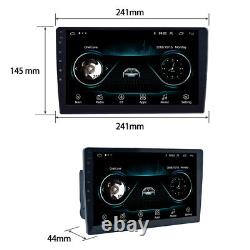 Double Din 10.1 Voiture Stereo Fm Gps Carplay Mp5 Lecteur Touch Écran Radio +camera