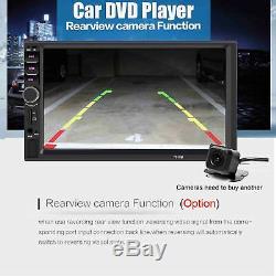 Double Din Car Stereo 6.2 DVD CD À Écran Tactile Radio Miroir Lien Pour Gps Android