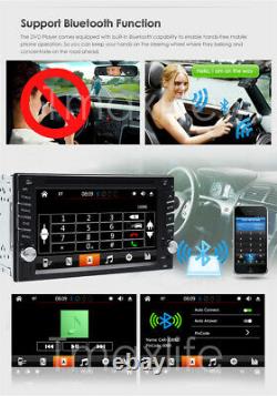 Double Din Car Stereo 6.2 DVD CD Touch Screen Radio Mirror Link Pour Android&ios