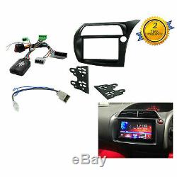 Double Din Fascia Voiture / Direction / Kit D'antenne Pour Honda CIVIC Type R Fn2 2006