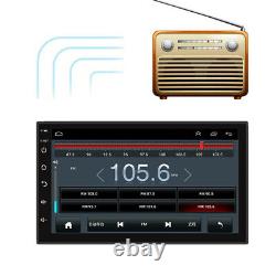 Double Écran Tactile Din 7 Android 9.1 Voiture Stereo Radio Gps Navigation Wifi Mp5