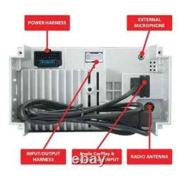 Dual Electronics XDCPA10BT Autoradio 7 pouces Double DIN Apple CarPlay et Android