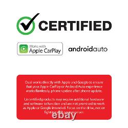 Dual Electronics XDCPA73W 7 Pouces, Autoradio, Double DIN, Apple Carplay Sans Fil