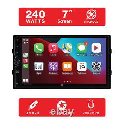 Dual Electronics XDCPA73W 7 Pouces, Autoradio, Double DIN, Apple Carplay Sans Fil