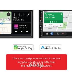 Dual Electronics XDCPA73W 7 Pouces, Autoradio, Double DIN, Apple Carplay Sans Fil