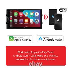 Dual Electronics XDCPA73W 7 Pouces, Autoradio, Double DIN, Apple Carplay Sans Fil