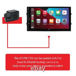 Dual Electronics XDCPA73W 7 Pouces, Autoradio, Double DIN, Apple Carplay Sans Fil