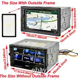 ÉCRAN TACTILE FIT FORD MERCURY Bluetooth CD DVD USB FM Radio Stéréo 2 Din GPS Navi