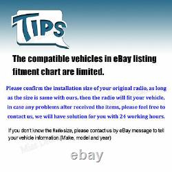 ÉCRAN TACTILE FIT FORD MERCURY Bluetooth CD DVD USB FM Radio Stéréo 2 Din GPS Navi