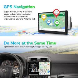Écran QLED OBD+10.1 Android 12 Stéréo de voiture Double Din Radio GPS DSP WiFi à 8 cœurs