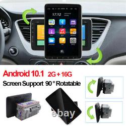 Écran Réglable Double 2din Android 10.1 Voiture Stereo Radio Gps Wifi Obd 10.1'