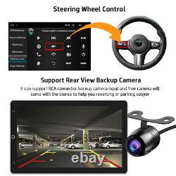 Écran rotatif 10,1 pouces Android 12 autoradio stéréo de voiture GPS Wifi Double 2DIN Carplay
