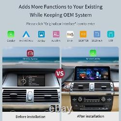 Écran tactile de 10,25 pouces avec Carplay/Android Auto pour BMW X5 X6 CIC E70 E71 2011-2013