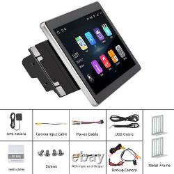 Écran tactile de voiture stéréo radio GPS wifi double 2DIN Android 12 de 10,1 pouces rotatif