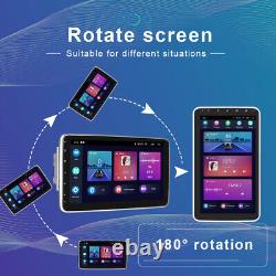 Écran tactile rotatif 10.1 Android 12 stéréo de voiture radio GPS CarPlay double 2DIN