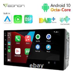Eonon Android 10 Voiture Stéréo Double Din Gps Wifi 4g 7 Chef D'unité Apple Carplay Bt