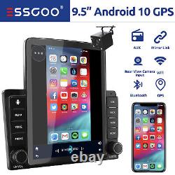 Essgoo Double Din 9.5 Android Voiture Stereo Radio Mp5 Gps Navigation Wifi + Caméra