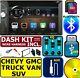 Fits Gm Car-truck-van-suv Cd / Dvd Bluetooth Radio Stéréo Double Din Dash Kit Usb