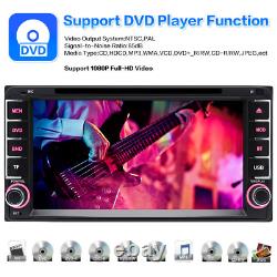 GPS sans fil CarPlay Double Din Autoradio stéréo lecteur DVD Bluetooth pour Toyota