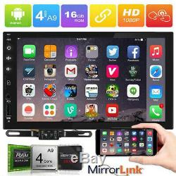 Gps Navi Wifi Double 2din 7 Smart Android Car Stereo No DVD Radio Cam Bluetooth