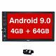 Hizpo Octa-core Android 9.0 4 Go + 64 Go 7 Double 2din Car Stereo Radio Gps Dab + Tv