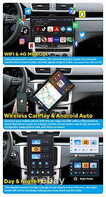 JOING 11,6 pouces Autoradio GPS Navi Android 12 Double Din Rotatif Automatique