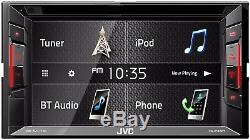 Jvc Double Din Voiture Bluetooth Stéréo 6.2 Avec Écran Tactile Rearview Caméra De Recul