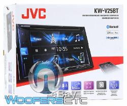 Jvc Kw-v25bt Car Stereo Double Din 6.2 Tv CD Usb DVD Bluetooth Iphone Pandora