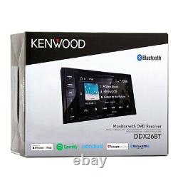 Kenwood Ddx-26bt 6.2 Double Din Voiture À Écran Tactile Sereo Mp3 DVD Bluetooth Nouveau
