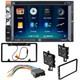 Kit St&eacute;r&eacute;o De Voiture Cd/dvd Double Din Avec Cam&eacute;ra De Recul Pour Hyundai Tiburon 2003-2008