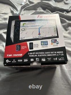 Lecteur DVD de voiture Farenheit Double Din 7 avec Bluetooth, Android Mirror Link et PhoneLink
