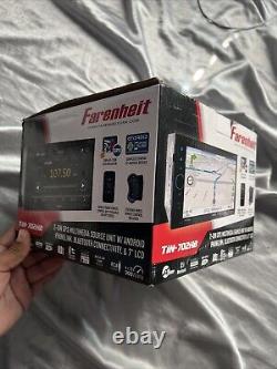 Lecteur DVD de voiture Farenheit Double Din 7 avec Bluetooth, Android Mirror Link et PhoneLink