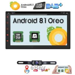 Lecteur De DVD Stéréo Avec Autoradio Android 8.1 Wifi 7 Double Din, Navigation Gps + Caméra