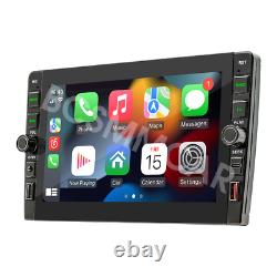 Lecteur de radio stéréo vidéo pour voiture Double 2 Din Android 12 avec Apple Carplay